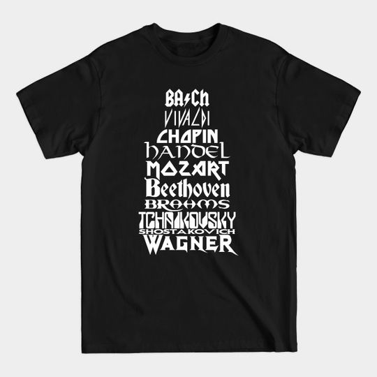 Discover Composers - Rock - T-Shirt