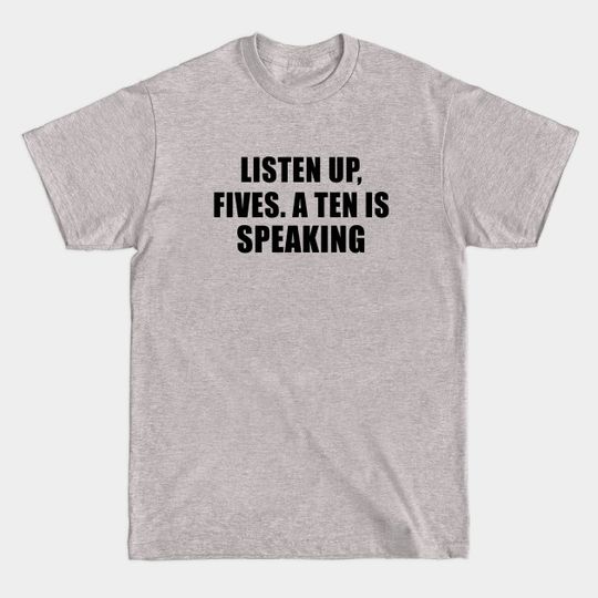 Discover listen up fives - 30 Rock Tv Show - T-Shirt
