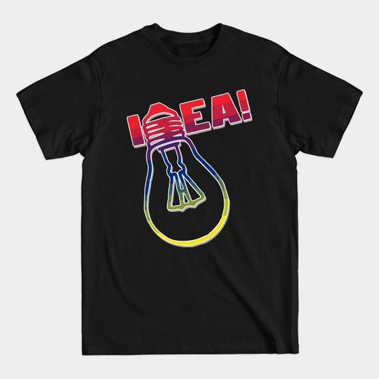 Discover genuis idea - bright lightbulb - Genuis Idea Bright Lightbulb - T-Shirt