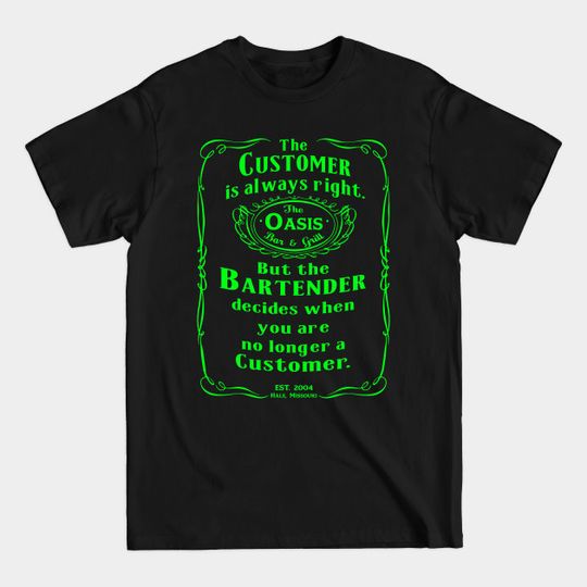 Discover Oasis Bar & Grill - Oasis Bar Grill - T-Shirt