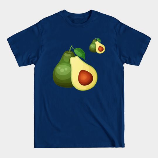 Discover Isolated Cartoon Avocado - Avocado - T-Shirt
