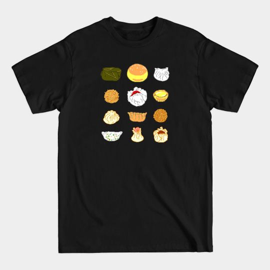 Discover 8-Bit Dim Sum - Food - T-Shirt