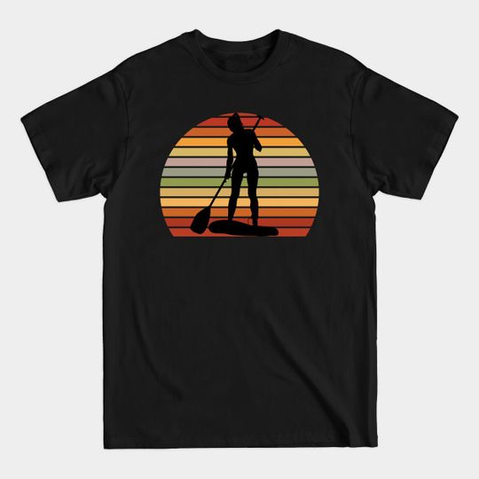 Discover Vintage Stand up Paddle Women Gift - Stand Up Paddle - T-Shirt