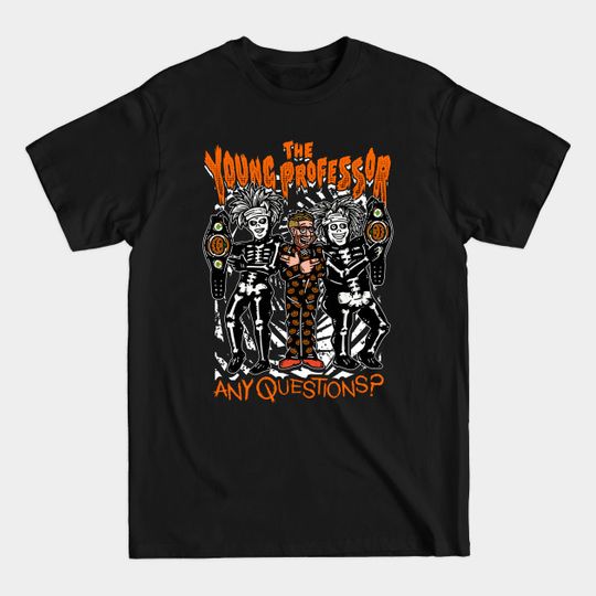 Discover Professor S. Pumpkin: Any Questions? - David S Pumpkins - T-Shirt