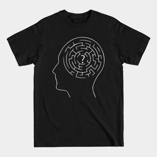 Discover Maze Head Brain - Maze - T-Shirt