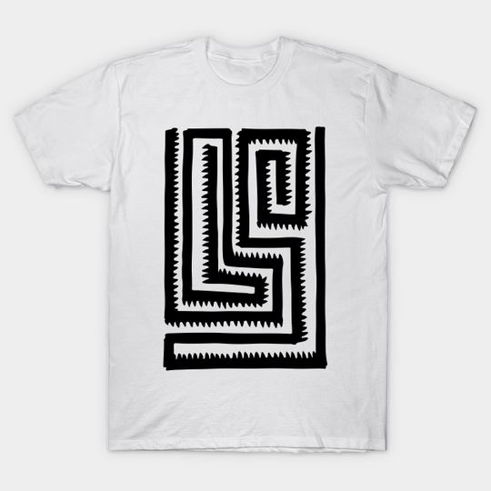 Discover Black Maze - Maze - T-Shirt