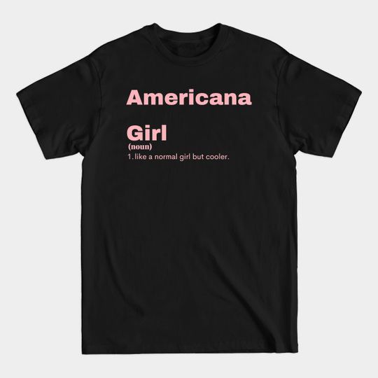 Discover Film Girl - Americana - Crossroads - T-Shirt