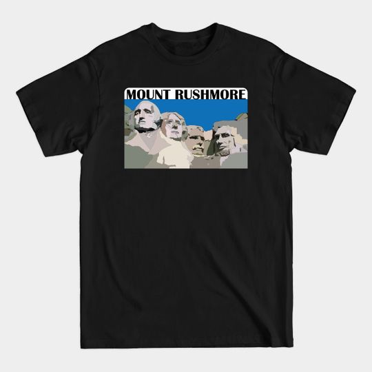 Discover MOUNT RUSHMORE - Mont Rushmore - T-Shirt