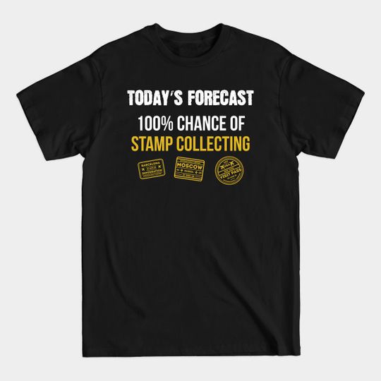 Discover Todays Forecast Stamp - Stamp - T-Shirt