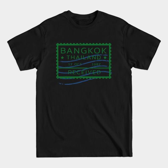 Discover Bangkok Stamp, philatelist T-shirt - Stamp - T-Shirt