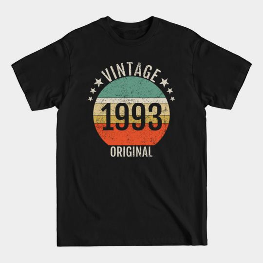 Discover Vintage 1993 Gift for Born in 1993 T-Shirt