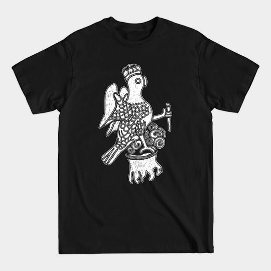 Discover Hampton Court Anne Boleyn Falcon Badge Carving Simplified - Anne Boleyn - T-Shirt