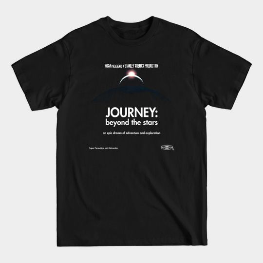 Discover 2001: A Space Odyssey as JOURNEY BEYOND THE STARS - 2001 A Space Odyssey - T-Shirt
