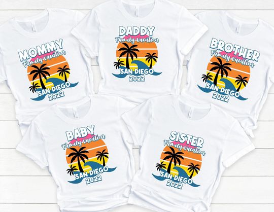 Discover Custom Reunion Shirt,  Personalized Family Shirt, Family Vacation Shirts for Family, Summer Vacation Shirt