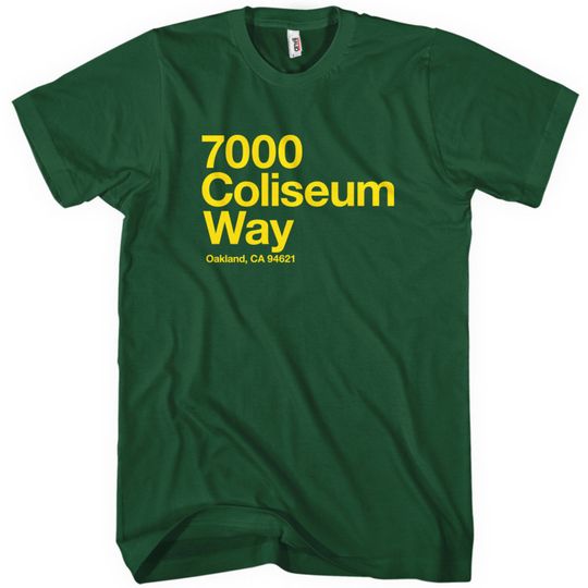 Discover Oakland Baseball Stadium T-shirt Oakland Tee, Sports, Bay Area, Coliseum - 4 Colors