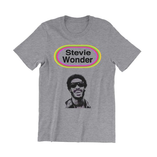 Discover Stevie Wonder Looking Back t shirt - Songs in the key of life - innervisions - sir duke - music concert t-shirt