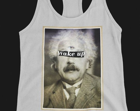 Discover Wake Up! Einstein Tanktop