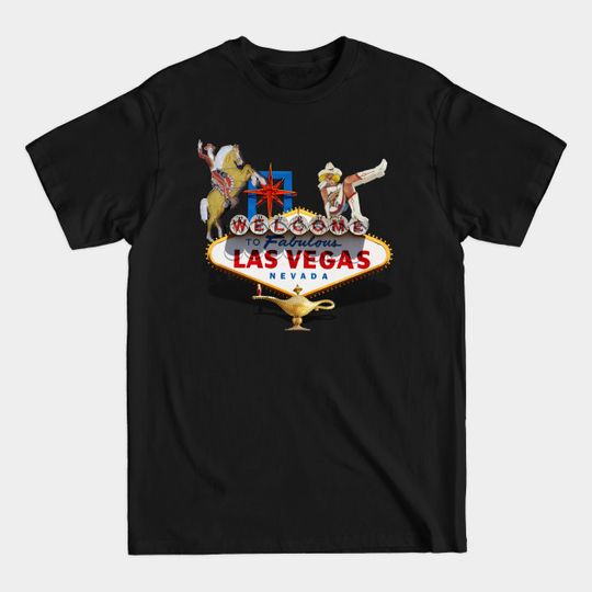 Discover Las Vegas Welcome Sign - Las Vegas - T-Shirt