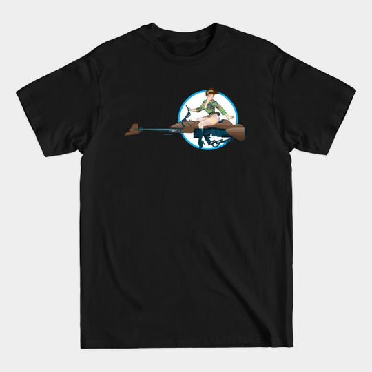 Discover Speeder bike pin up - Speeder Bike Pin Up - T-Shirt