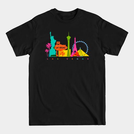 Discover Las Vegas Skyline - Las Vegas - T-Shirt