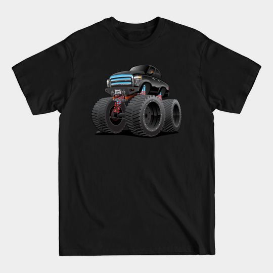Discover Monster Pickup Truck Cartoon - Monster Truck - T-Shirt