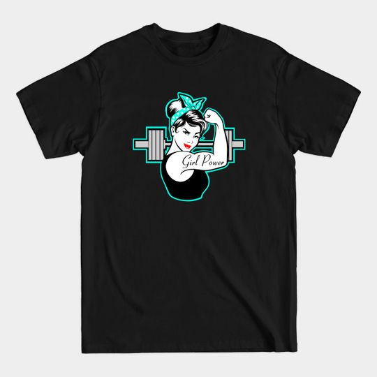 Discover Barbell Girl , Strong Girls Club - Girls Who Lift - T-Shirt