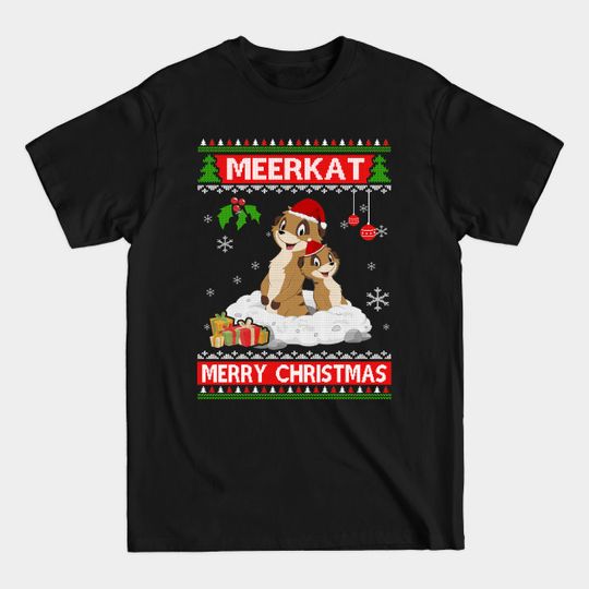 Discover Meerkat Xmas Pajama Ugly Christmas Sweater - Meerkat Xmas Pajama Christmas - T-Shirt