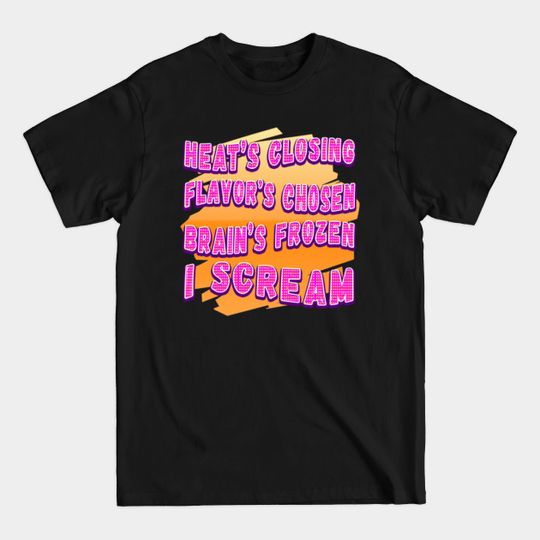 Discover Ice Cream Brain Freeze Summer T-Shirt