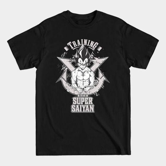 Discover Training to go Super Saiyan - Vegeta - T-Shirt