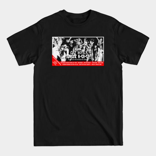 Discover Cult Movie Trailer A-Go-Go 2: The Revenge - Cult Movies - T-Shirt