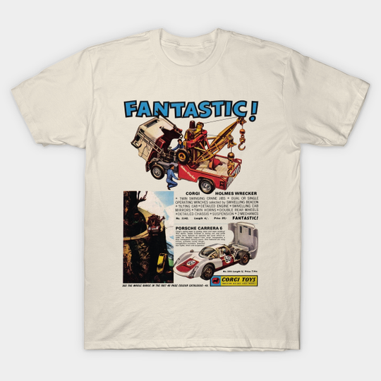 Discover 1967 Fantastic Vintage Corgi Holmes Wrecker - Toys - T-Shirt