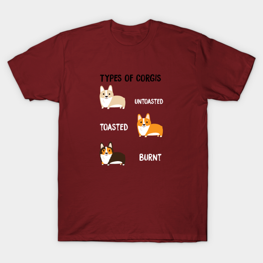 Discover Types of Corgis - Corgi - T-Shirt