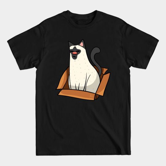 Discover Cat In Box - Siamese - Cat In A Box - T-Shirt