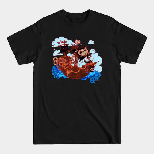 Discover Set Sail for Blackwhisker’s Booty - Cats - T-Shirt