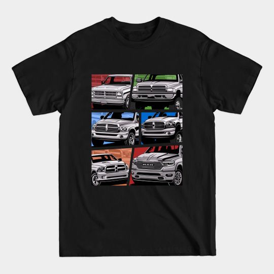 Discover Pick up Truck Generations - Ram1500 - T-Shirt