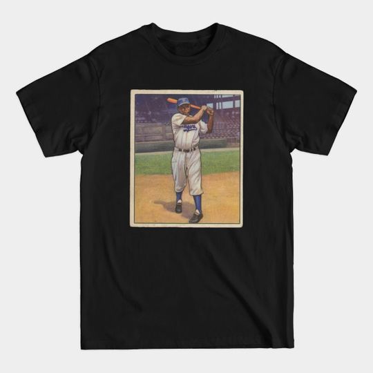Discover Jackie Robinson 1950 Bowman - Jackie Robinson - T-Shirt
