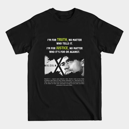 Discover malcolm x - Malcolm X Day - T-Shirt