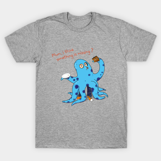 Discover Octoboy Eats Cake - Kids Character - T-Shirt