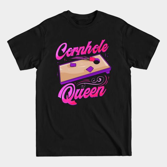 Discover Cornhole Queen Bean Bag - Cornhole - T-Shirt
