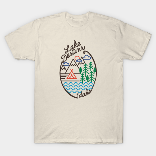 Discover Lake Destiny, Idaho - Movie - T-Shirt