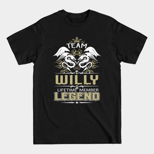 Discover Team Willy Lifetime Member T-Shirt