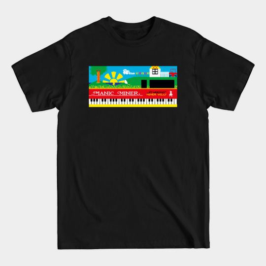 Discover ZX Spectrum – Manic Miner (title screen) - Manic Miner - T-Shirt