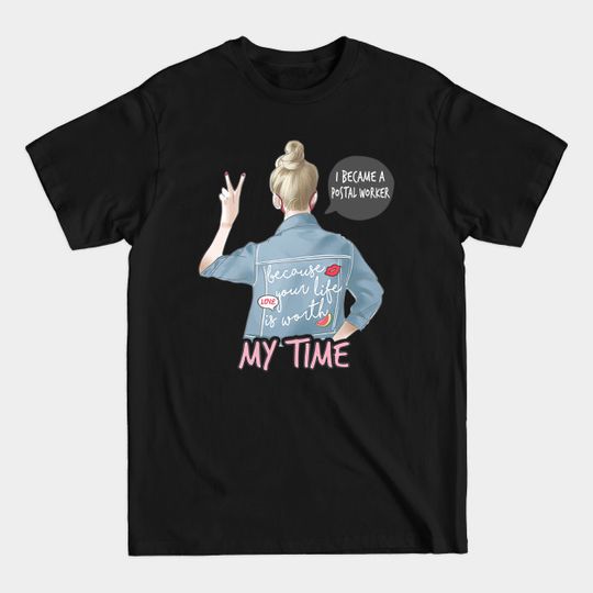 Discover I Became A Postal Worker - I Became A Postal Worker - T-Shirt