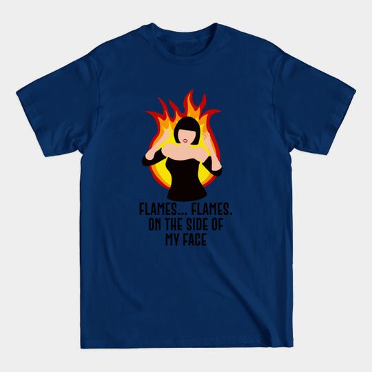Discover Flames flames on the side of my face - Clue - T-Shirt
