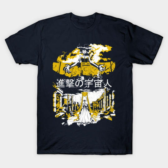 Discover Attack on Moon - Alien Advance - Attack On Titan - T-Shirt