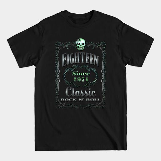 Discover EIGHTEEN WHISKEY LABEL - Alice Cooper - T-Shirt