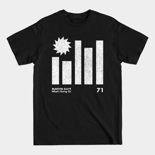 Discover Marvin Gaye / Minimal Graphic Design Artwork - Marvin Gaye - T-Shirt