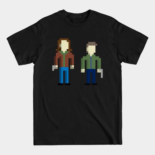 Discover Pixel Winchester Bros - Supernatural - T-Shirt