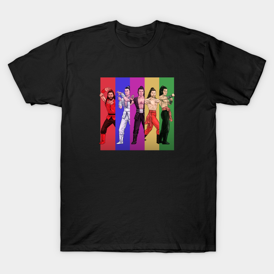 Discover 5 Deadly Venoms Color Collage - Five Deadly Venoms - T-Shirt