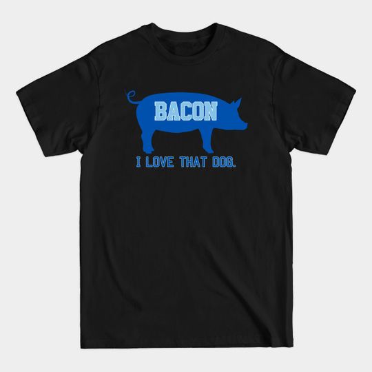 Discover Billy Bob: I Love That Dog - Varsity Blues - T-Shirt